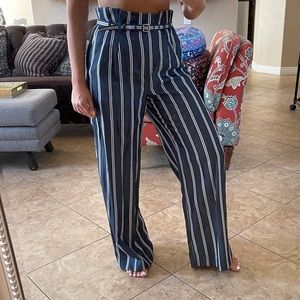 Express Wide Leg High Rise Pants